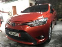 Orange Toyota Vios 2017 for sale in Quezon City