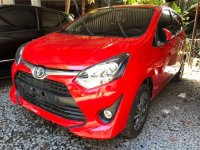 Red Toyota Wigo 2018 for sale in Quezon City