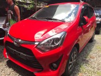 Red Toyota Wigo 2019 for sale in Quezon City 