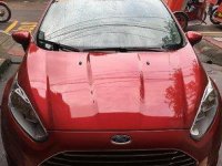 Red Ford Fiesta 2016 Manual Gasoline for sale