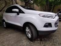 White Ford Ecosport 2015 Manual Gasoline for sale