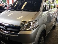 Silver Suzuki Apv 2017 Automatic Gasoline for sale