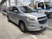 Silver Chevrolet Spin 2014 at 80000 km for sale 