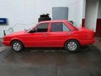 Red Nissan Sentra 1990 Manual Gasoline for sale