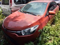 Orange Toyota Vios 2018 Manual Gasoline for sale