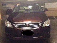 Sell Brown 2014 Toyota Innova Automatic Gasoline at 114000 km 