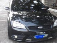 Black Ford Focus 2007 at 80000 km for sale