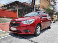Selling Red Chevrolet Sail 2018 Manual Gasoline