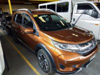 Orange Honda BR-V 2018 for sale in Quezon City
