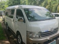 White Toyota Hiace 2010 at 130000 km for sale