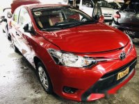 Red Toyota Vios 2016 Manual Gasoline for sale 