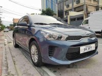 Blue Kia Rio 2017 for sale in Quezon City