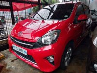 Red Toyota Wigo 2016 for sale in Quezon City