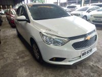 White Chevrolet Sail 2017 Manual Gasoline for sale 