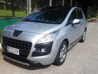 Silver Peugeot 3008 2013 at 95000 km for sale