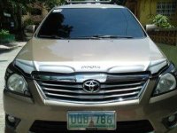 Selling Brown Toyota Innova 2012 Automatic Diesel at 63000 km 