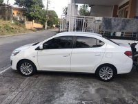 White Mitsubishi Mirage G4 2017 Automatic Gasoline for sale