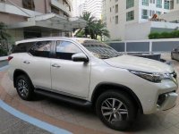 Selling White Toyota Fortuner 2018 Automatic Diesel at 12365 km 