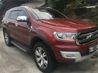 Red Ford Everest 2016 Automatic Diesel for sale 