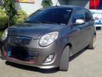 Grey Kia Picanto 2010 Hatchback at 86000 km for sale