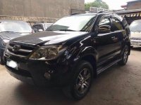 Black Toyota Fortuner 2008 for sale in Rizal