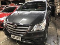 Grey Toyota Innova 2016 Manual Diesel for sale 