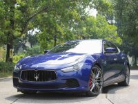 Blue Maserati Ghibli 2015 for sale in Quezon City 