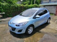 Blue Mazda 2 2013 Manual Gasoline for sale 