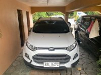 White Ford Ecosport 2015 Manual Gasoline for sale 