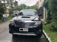 Black Toyota Fortuner 2012 Manual Diesel for sale