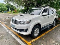 White Toyota Fortuner 2014 Automatic Diesel for sale 