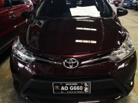 Red Toyota Vios 2017 Sedan for sale in Manila 