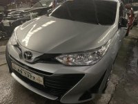 Silver Toyota Vios 2019 Manual Gasoline for sale