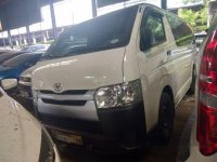 White Toyota Hiace 2018 Manual Diesel for sale