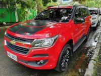 Selling Red Chevrolet Trailblazer 2017 at 40000 km 