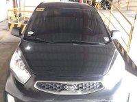 Black Kia Picanto 2016 Manual Gasoline for sale 