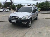 Selling Silver Honda Cr-V 2003 Automatic Gasoline at 120000 km 