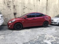 Red Hyundai Accent 2013 Sedan at 59000 km for sale
