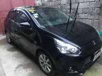 Black Mitsubishi Mirage 2015 at 53600 km for sale