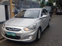 Silver Hyundai Accent 2012 at 60000 km for sale