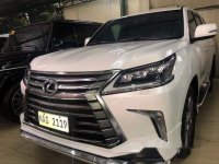White Lexus Lx 2017 at 5000 km for sale