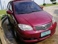 Sell Red 2007 Toyota Vios at 155000 km 