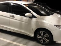 White Honda City 2014 at 69000 km for sale 