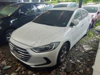 White Hyundai Elantra 2018 Manual Gasoline for sale