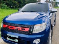 Blue Ford Ranger 2013 Automatic Diesel for sale