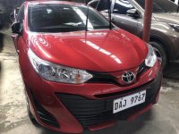 Red Toyota Vios 2019 Automatic Gasoline for sale