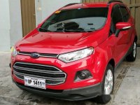 Selling Red Ford Ecosport 2017 Manual Gasoline at 20000 km 