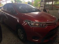 Red Toyota Vios 2018 Manual Gasoline for sale