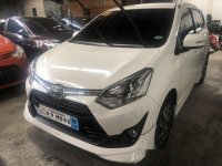 White Toyota Wigo 2019 Automatic Gasoline for sale
