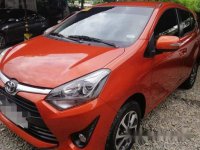 Sell Orange 2018 Toyota Wigo at 13000 km 